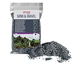 Amtra Cuarzo Ceramizado Negro, Arena de Acuario de Cuarzo Fino, Para Agua Dulce o Salada, Grano De...