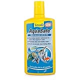 Tetra AquaSafe para Agua de Acuario Natural y Apta para Peces, Neutraliza las Sustancias Nocivas del...